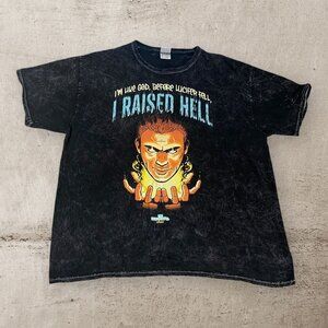 Logic No Pressure T shirt Mens XL Stone Washed ""I‎ Raised Hell" Tour Band Album